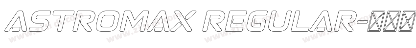 Astromax Regular字体转换